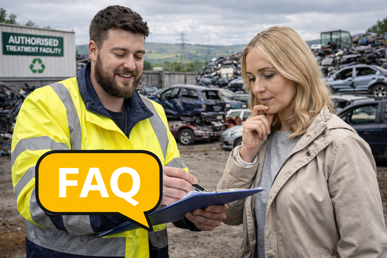 Scrap car FAQs and advice in Colne
